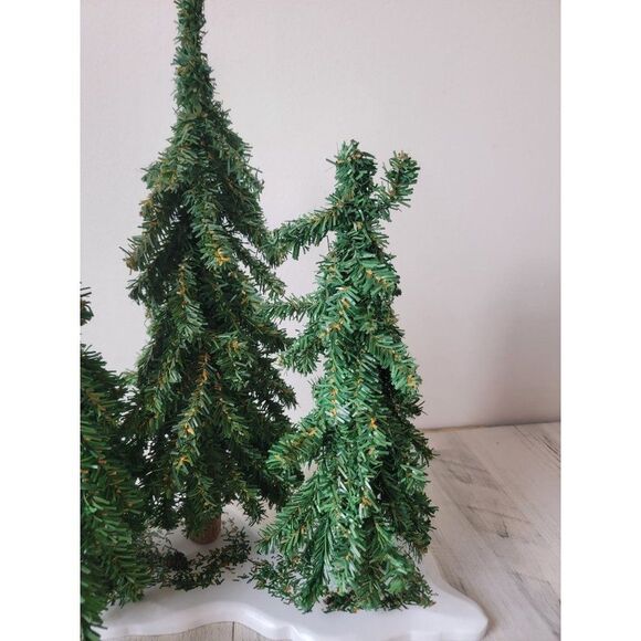 Dept 56 Village spruce tree Forest accessory xmas snow - Picture 6 of 12